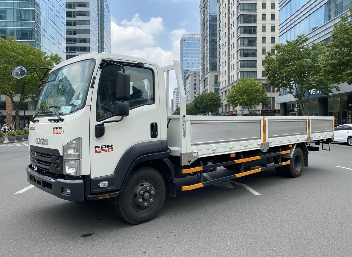 Xe-tai-Isuzu-FRR650-thung-lung