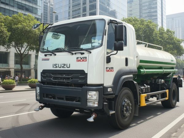 Xe Ô Tô Xi Téc Phun Nước 9m3 Isuzu FVR900 FVR34LE5