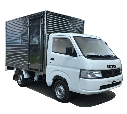 Xe tải Suzuki Super Carry Pro: Thùng kín 2,4m