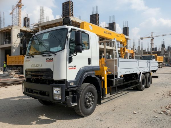Xe tải cẩu Isuzu FVM1500 gắn cẩu Soosan SCS746L