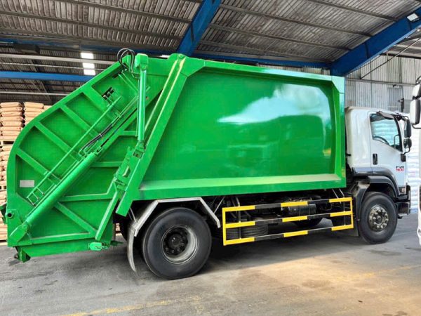 Xe Ô Tô Cuốn Ép Chở Rác 14m3 Isuzu FVR900