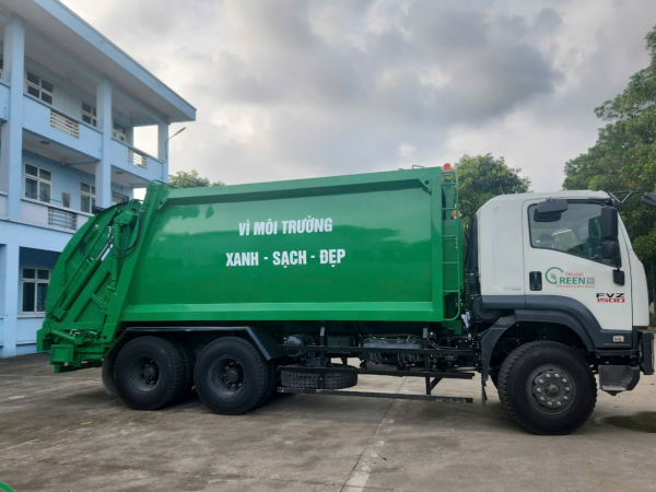 Xe Ô Tô Cuốn Ép Chở Rác 22m3 Isuzu FVZ1500 EURO 5