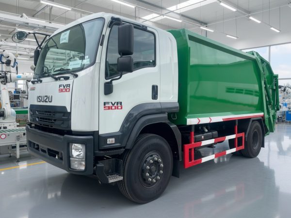 Xe Ô Tô Cuốn Ép Chở Rác 14m3 Isuzu FVR900 FVR34LE5 Euro 5