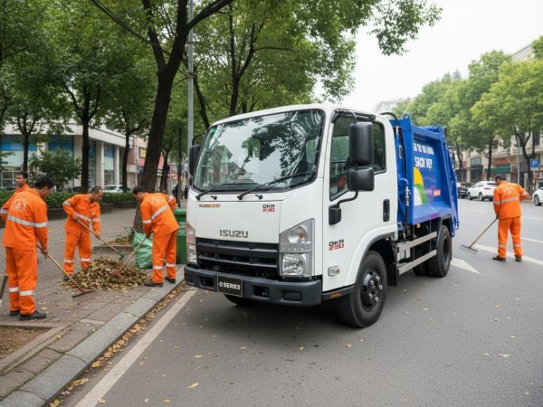 Xe Cuốn Ép Chở Rác 4m3 Isuzu QKR230 Euro 5