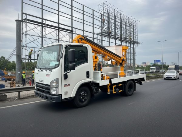 Xe Thang Nâng 12m Isuzu QKR230 | Donghae DHS 1200HC