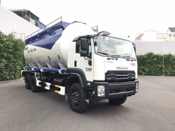 Xe xi téc bồn chở cám 24m3 Isuzu FVM1500