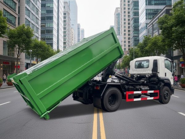 Xe rác thùng rời (Hooklift) 14m3 Isuzu FVR900