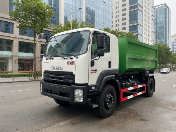 Xe rác thùng rời (Hooklift) 14m3 Isuzu FVR900 FVR34LE5